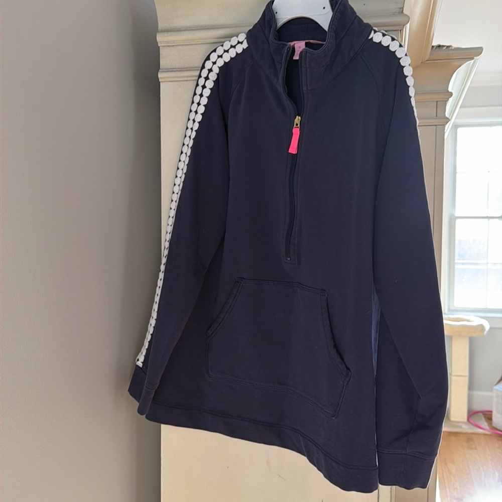 Lilly Pulitzer 1/4 Zip Girls XL 12/14